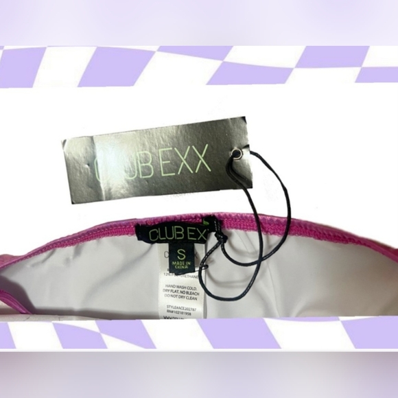 NWT CLUB EXX FULL RAVE SKIRT SET SMALL - Picture 8 of 10